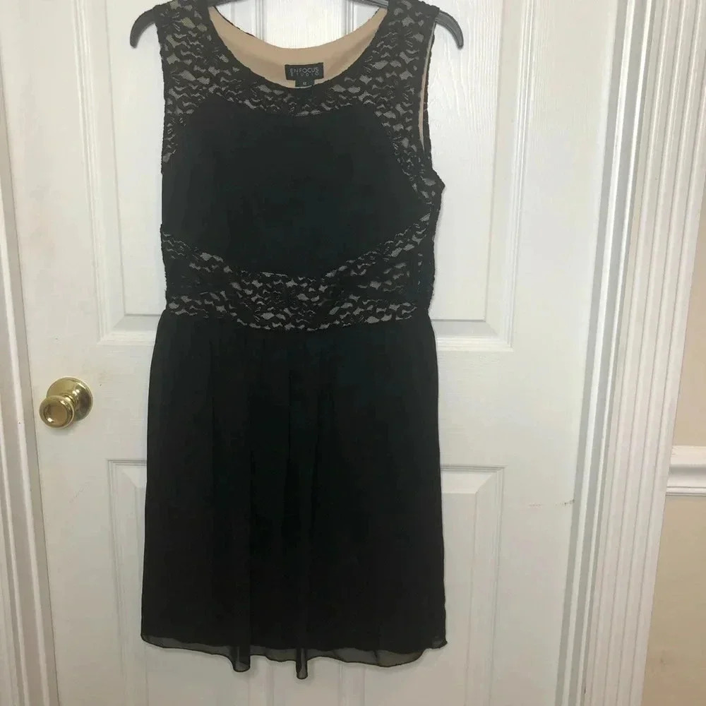 Enfocus studio black dress